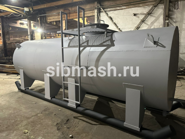 Резервуар горизонтальный стальной для бензина РГСН-10м3
